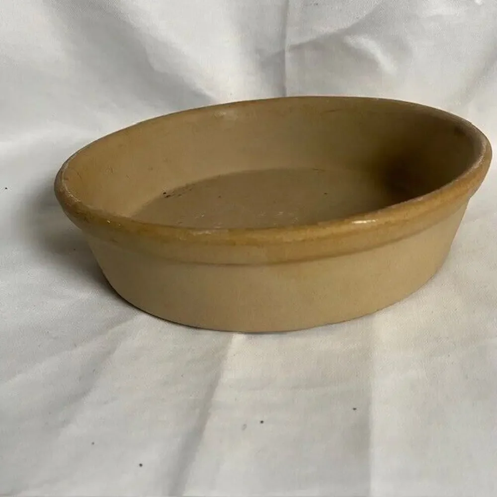 PAMPERED CHEF Family Heritage Stoneware Round Deep Dish 8 inch Baking Pan K118